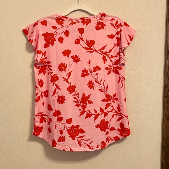 Women’s Pink and Red Sleeveless Top, LIKE NEW, Size Small - Picture 2 of 7